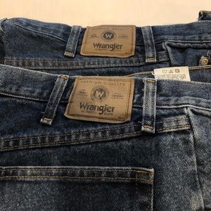 Bundle of 2 pair of Wrangler Jeans